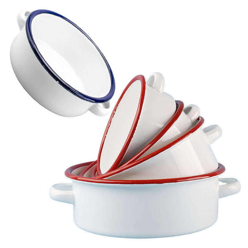 Agate Premier Quality Enamel Mini Casserole with Handles