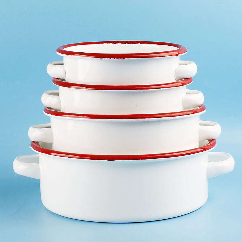 Agate Premier Quality Enamel Mini Casserole with Handles