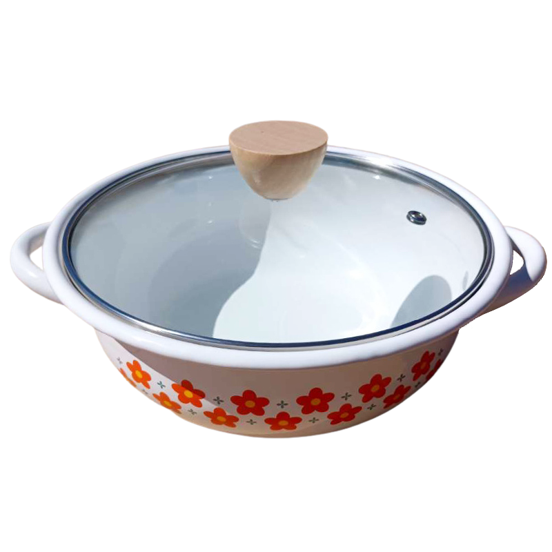 Agate Premier Quality Enamel Shallow Casserole Pot