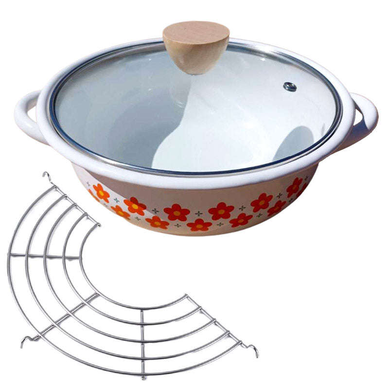 Agate Premier Quality Enamel Shallow Casserole Pot