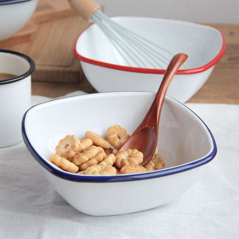 Agate Premier Quality Enamel Square Serving Bowl