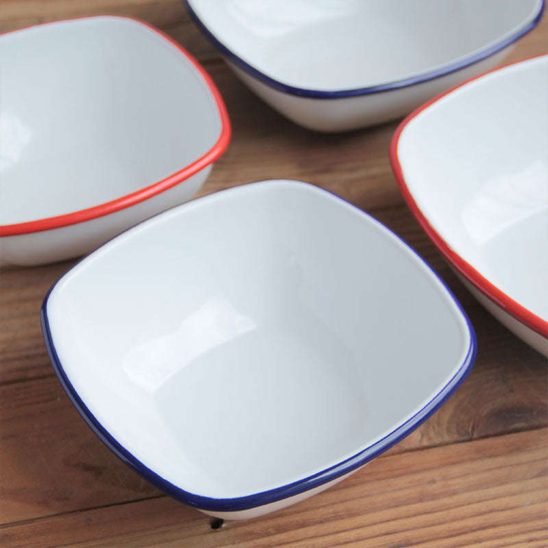 Agate Premier Quality Enamel Square Serving Bowl
