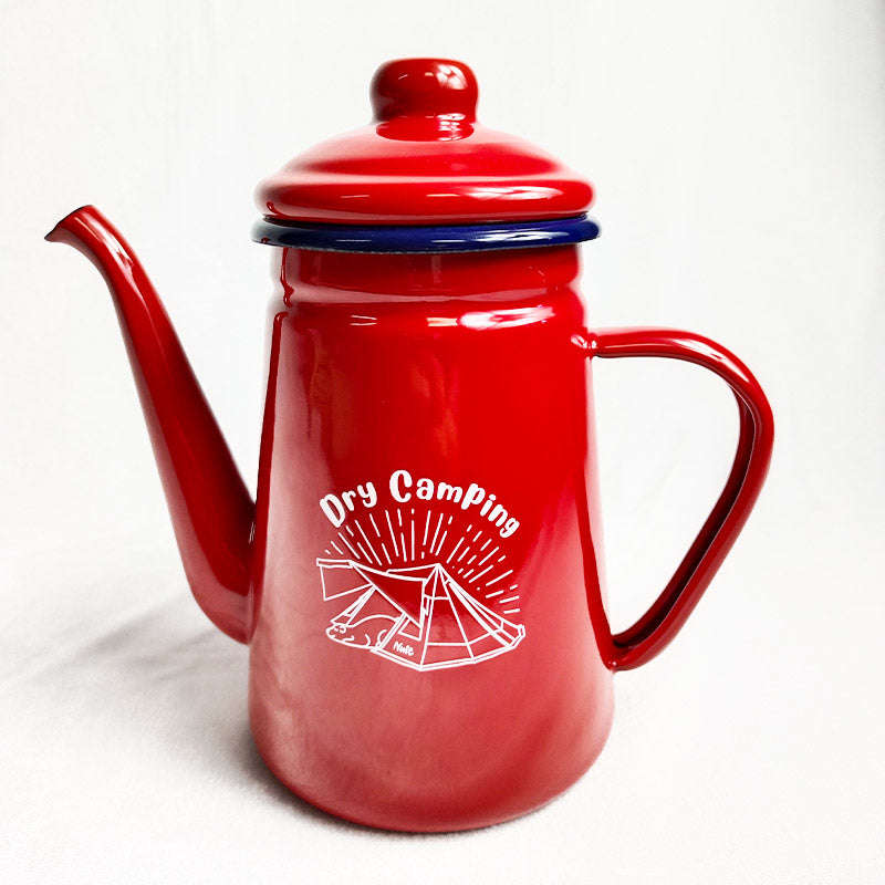 Agate Premier Quality Enamel Gooseneck Teapot 1.1LT