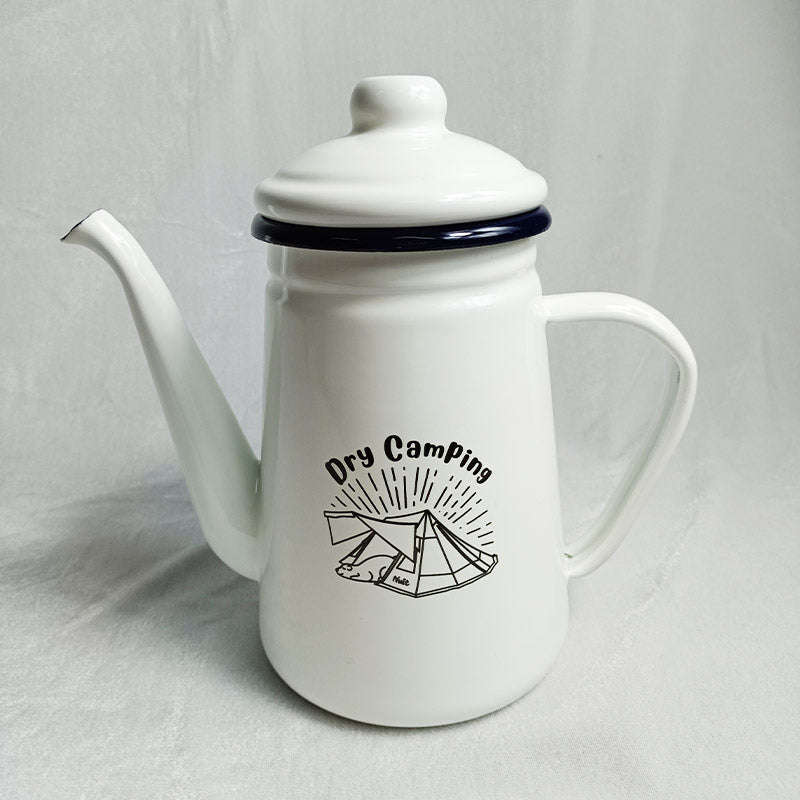 Agate Premier Quality Enamel Gooseneck Teapot 1.1LT