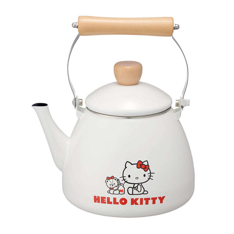 Winnie/HelloKitty/Casmin Premier Quality Enamel Cone Shape Teapot 2.2 Liter