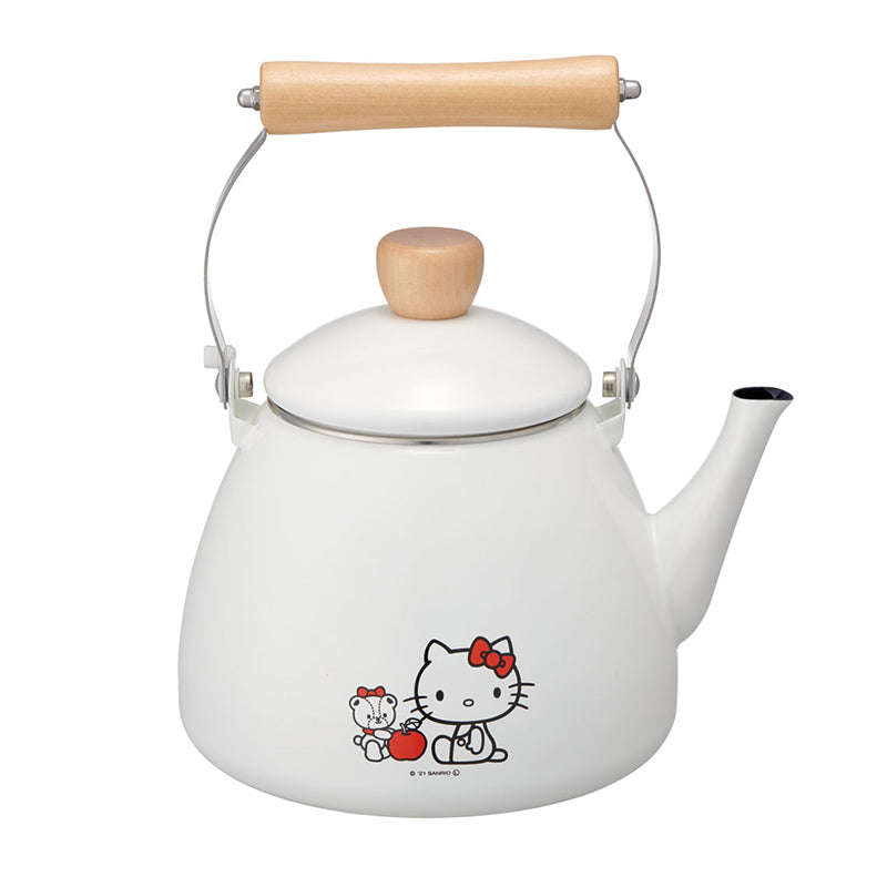 Winnie/HelloKitty/Casmin Premier Quality Enamel Cone Shape Teapot 2.2 Liter