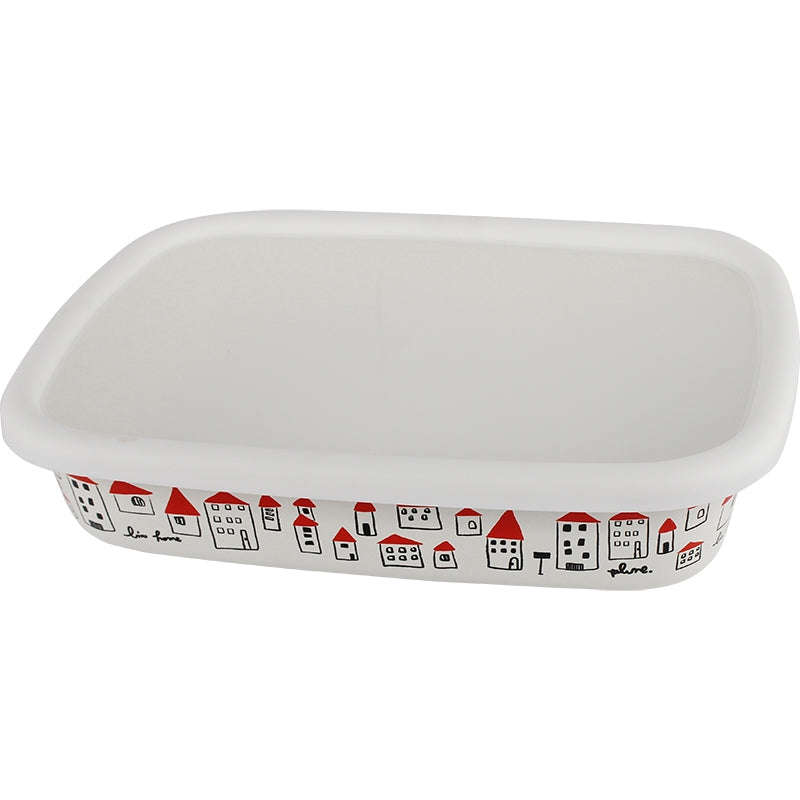 Imported - Agate Premier Quality Enamel Shallow Square Storage Box