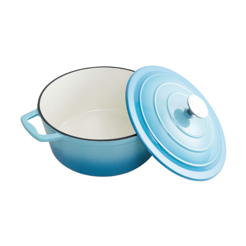 La Cocina Cast Iron Round Casserole 25cm 4.7L (one pot only)