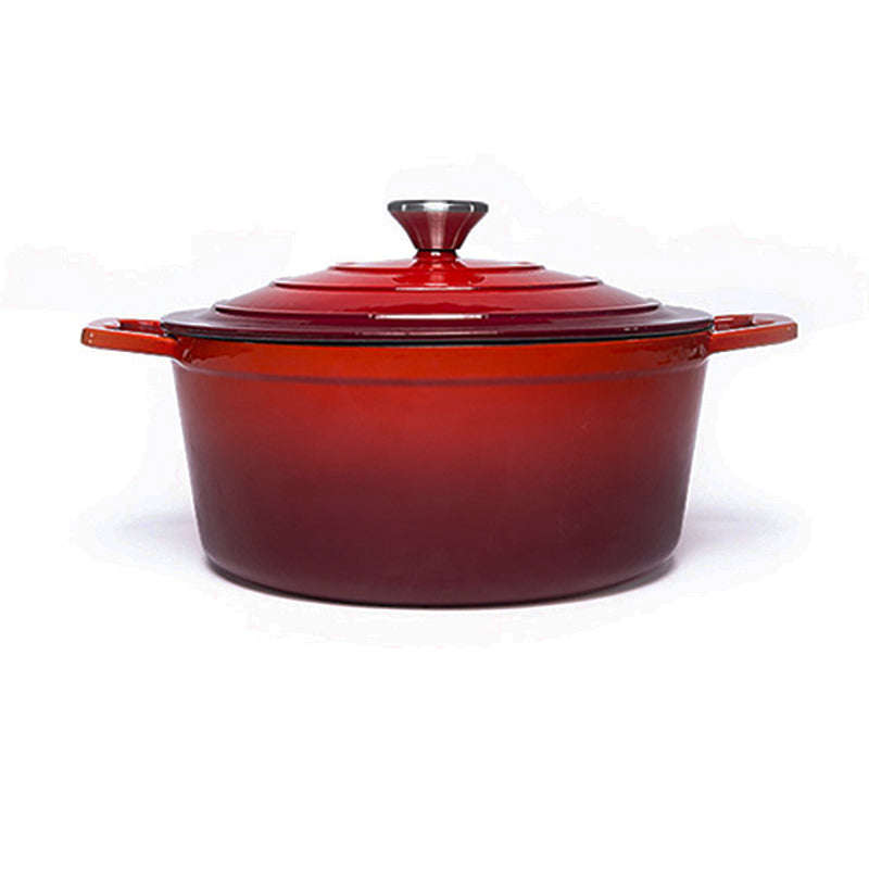La Cocina Cast Iron Round Casserole 25cm 4.7L (one pot only)