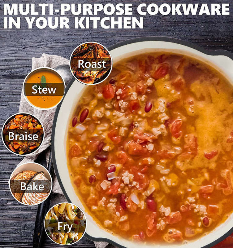 La Cocina Cast Iron Frypan Fry Pan Skillet 26cm (one piece only)