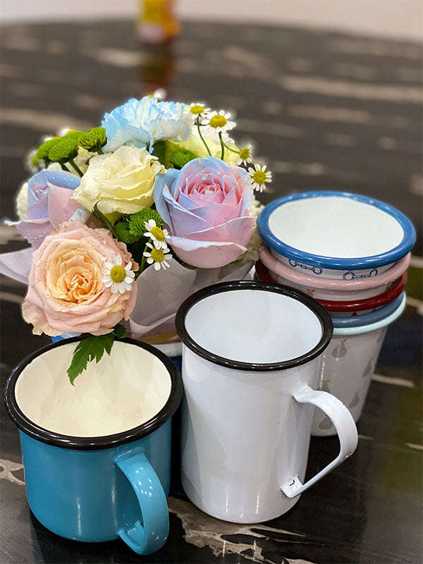 Agate Premier Quality Color Enamel Mug 8cm (350ml)