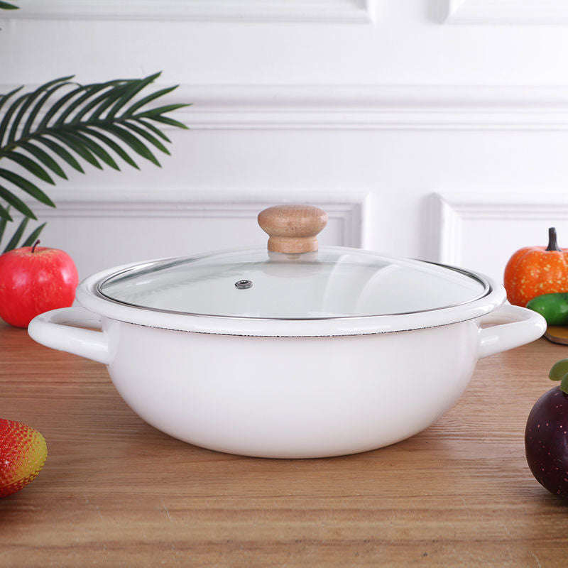 Agate Premier Quality Enamel Shallow Casserole Pot