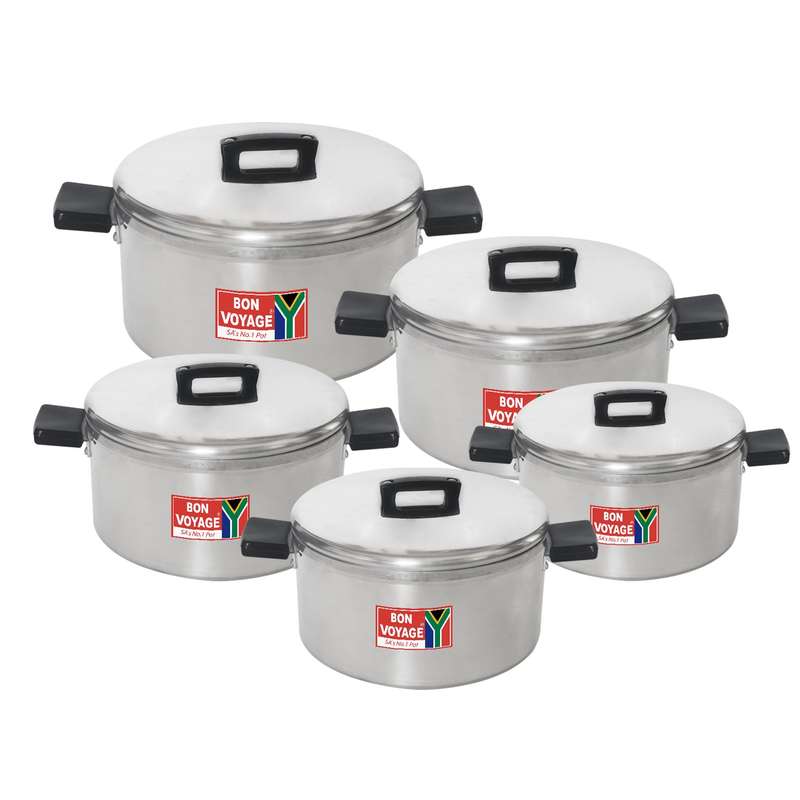 Bon Voyage 10 Piece Pots Set with Bakelite Handles