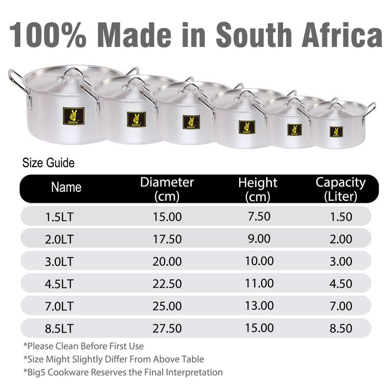 Zebra Q7 Jumbo Pots Set