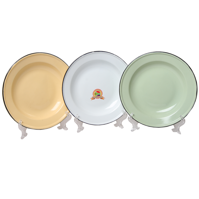 New World Enamel Soup Plate