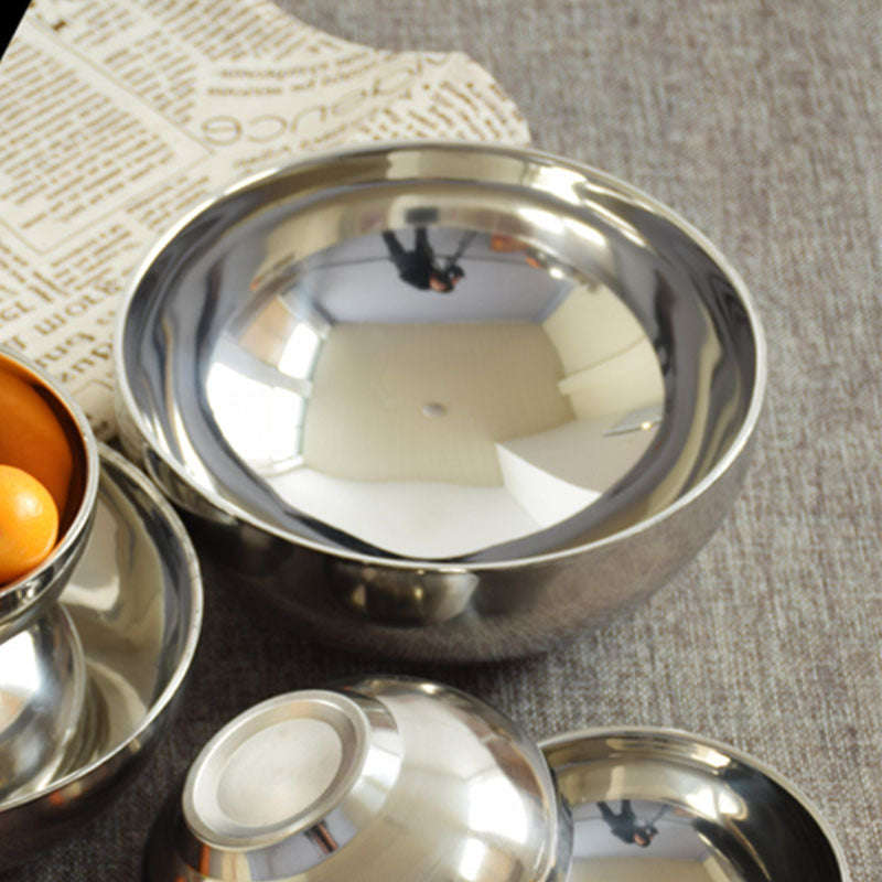 Stainless Steel  Double Walled Insulated Bowl - Perfect bowls for serving hot soup!