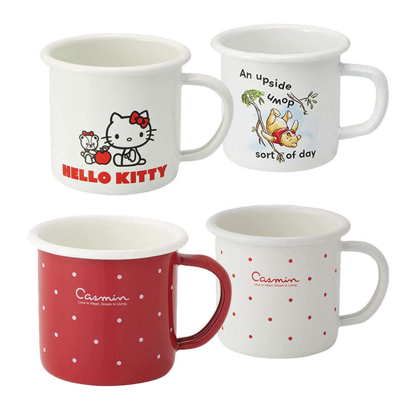 Winnie/HelloKitty/Casmin Premier Quality Enamel Mug 8cm 380ml