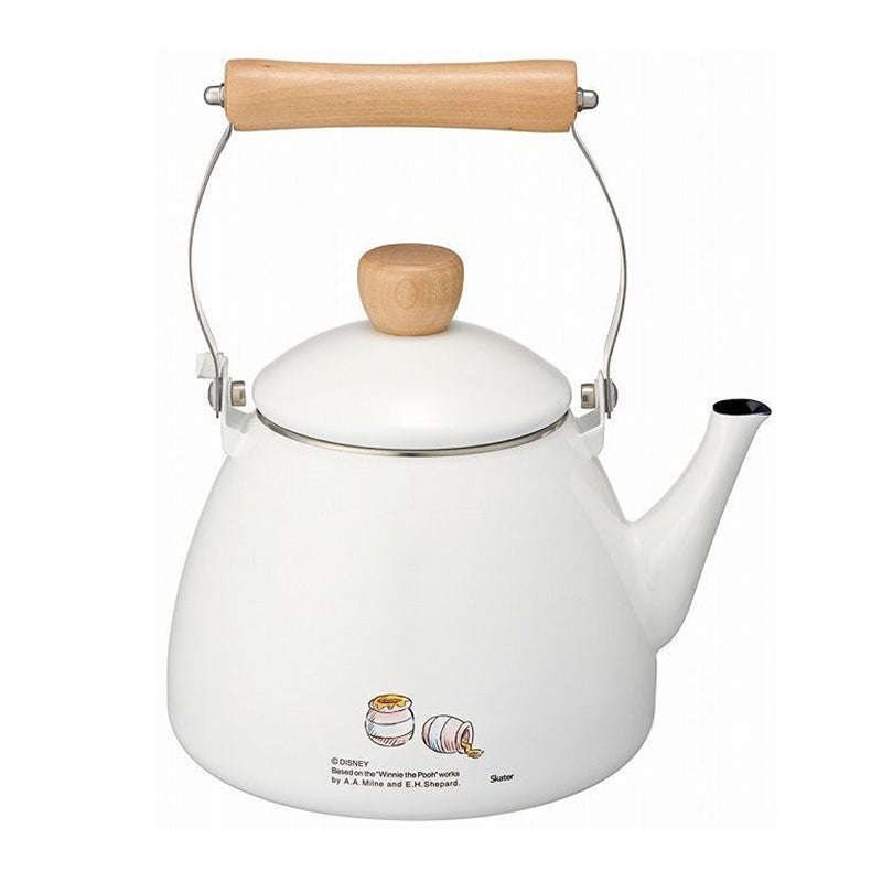 Winnie/HelloKitty/Casmin Premier Quality Enamel Cone Shape Teapot 2.2 Liter