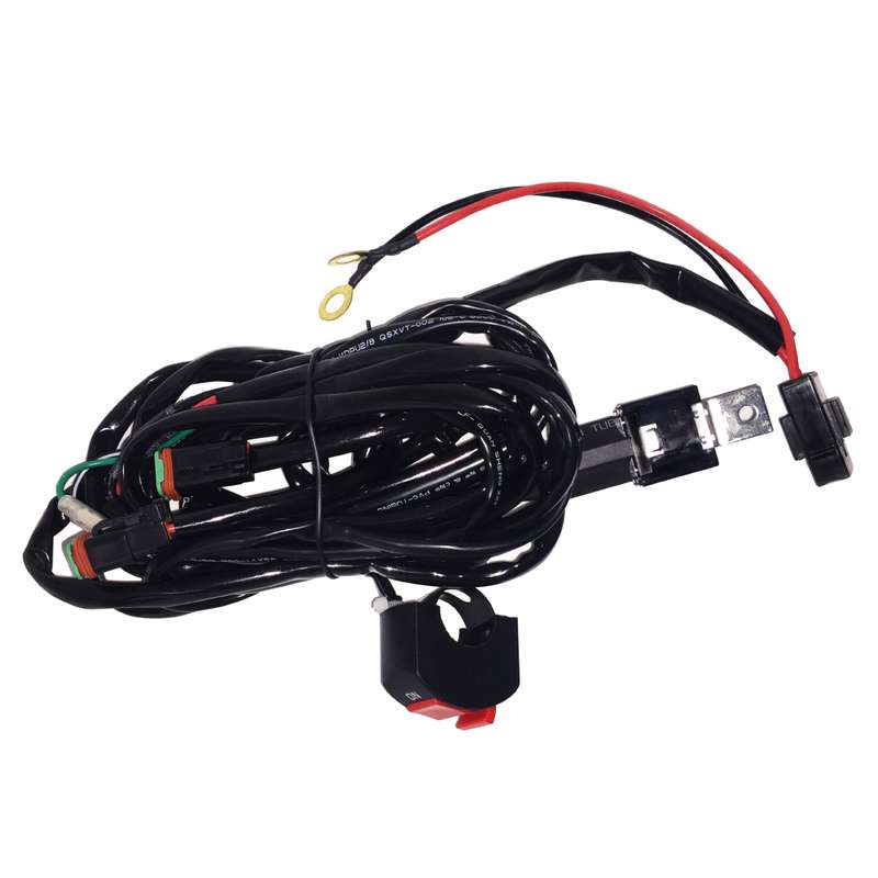 Motorbike Relay Wiring Harness For 2 X 10W Lights