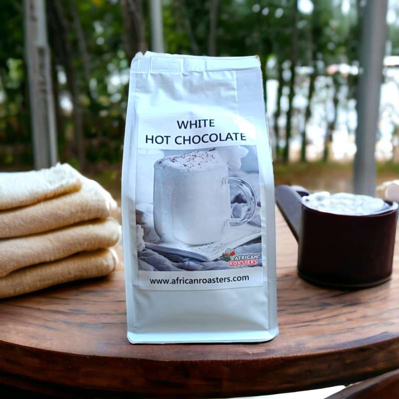 White Hot Chocolate Instant Powder - 1kg Bulk Foil Pack