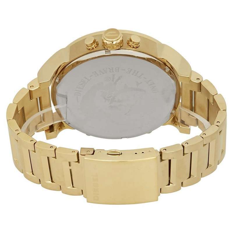 DIESEL Mr. Daddy 2.0 Gold Tone Dial Men's Chronograph Watch