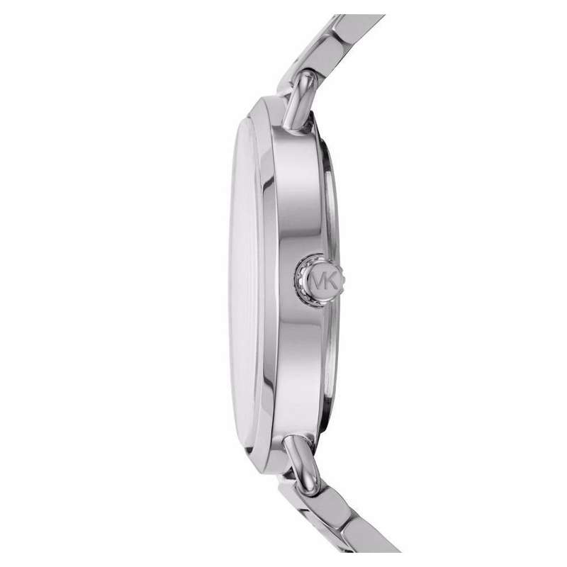 MICHAEL KORS Portia Black Dial Stainless Steel Ladies Watch