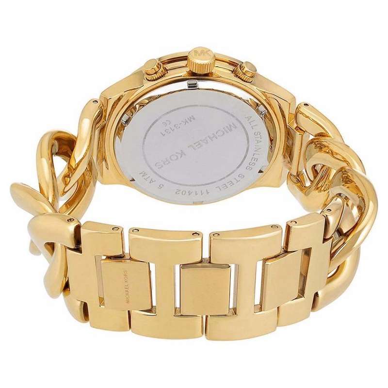 Michael Kors Runway Twist Chronograph Gold-tone Ladies Watch
