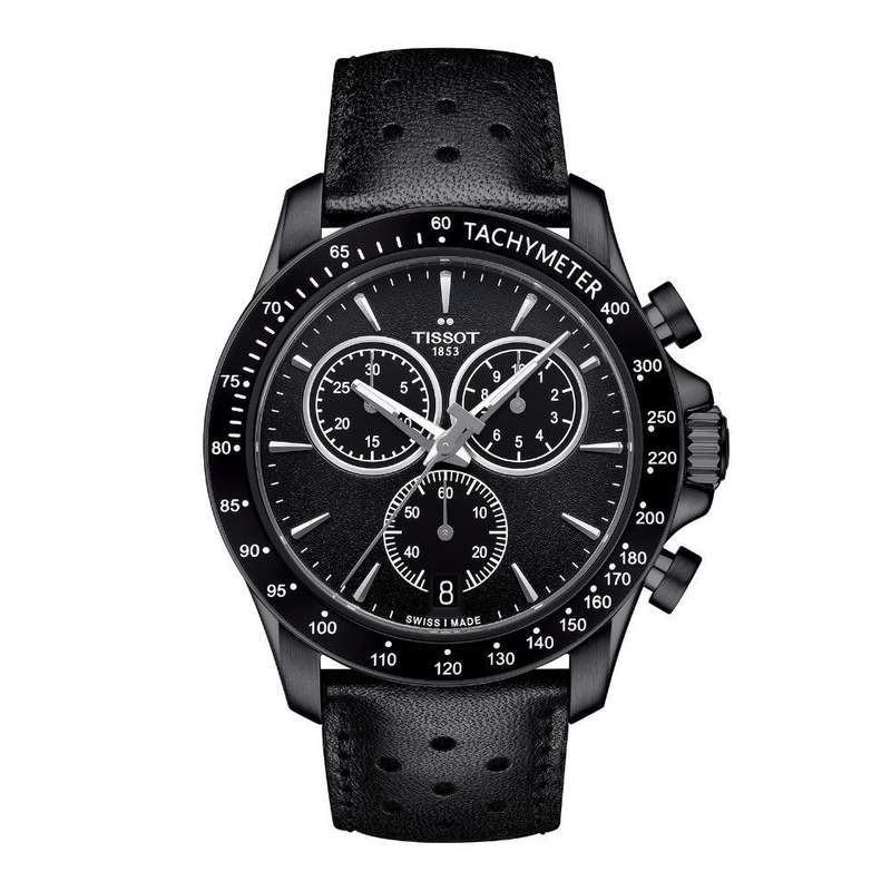 TISSOT T-Sport V8 Chronograph Black Dial Men's Watch T106.417.36.051.00