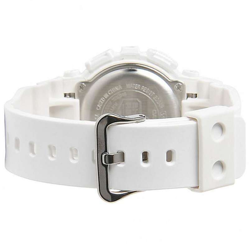 Women's Casio G-Shock White Analog Digital Watch GMAS110MP-7A