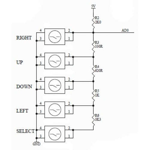 Arduino LCD Keypad Shield (DFROBOT)