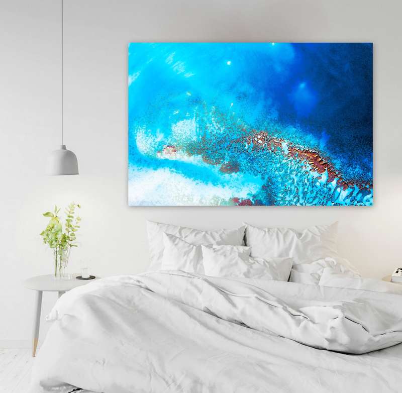 Into The Blue by Petra Meikle de Vlas  - Photography poster