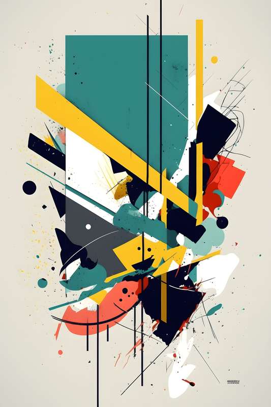 Disorder - Abstract Art Poster