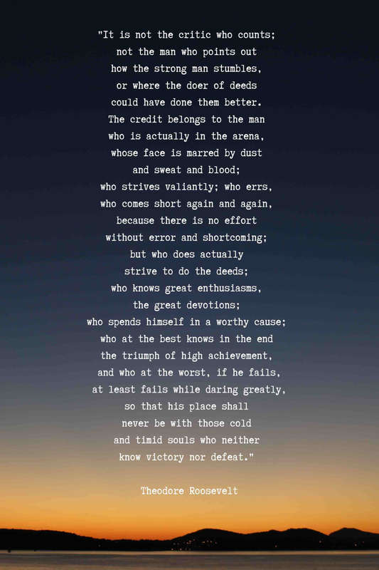 EgoAmo Original - "Man in the Arena" speech by Theodore Roosevelt