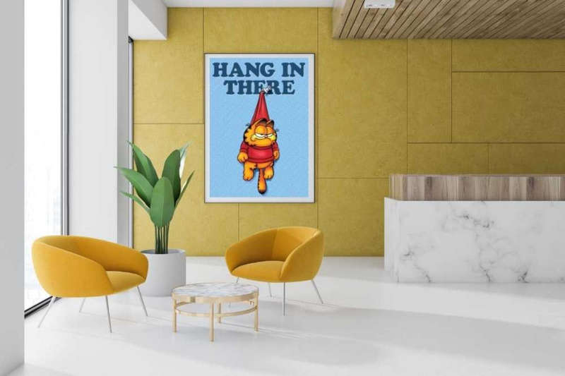 Garfield Hang in There Poster