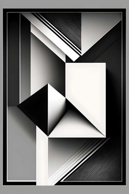 Origami - Abstract Art Poster
