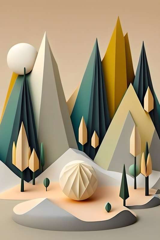 Park Life - Abstract Art Poster