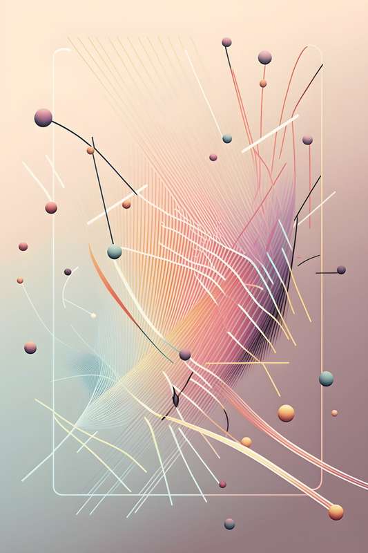Pin Cushion - Abstract Art Poster