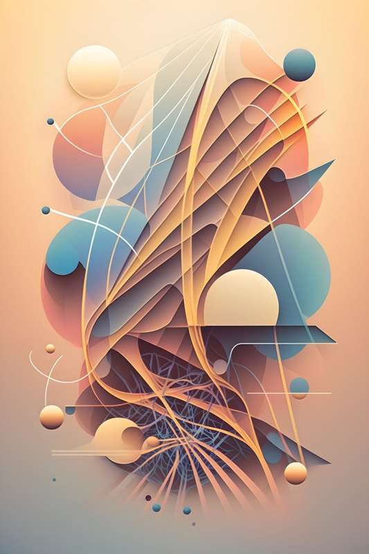 Planet Roots - Abstract Art Poster