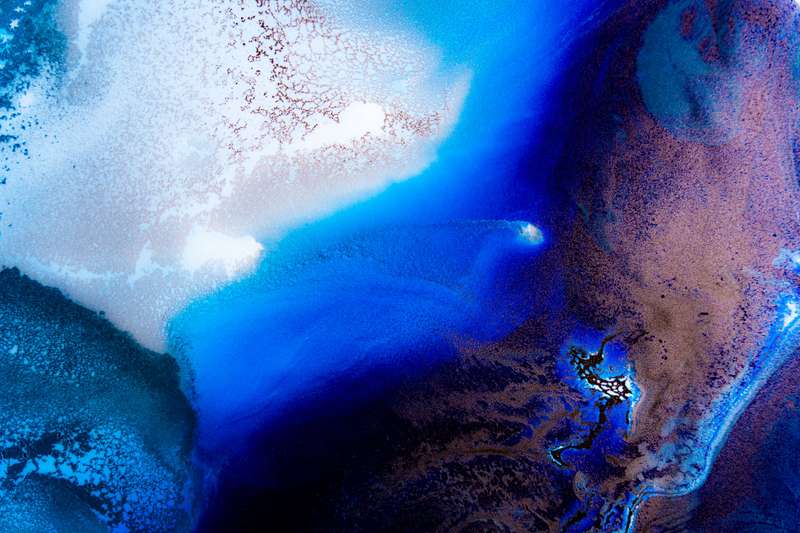 Sapphire Haven by Petra Meikle de Vlas  - Photography poster