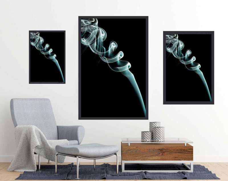 Smoke Spiral by Margot Bayne  - Photography poster