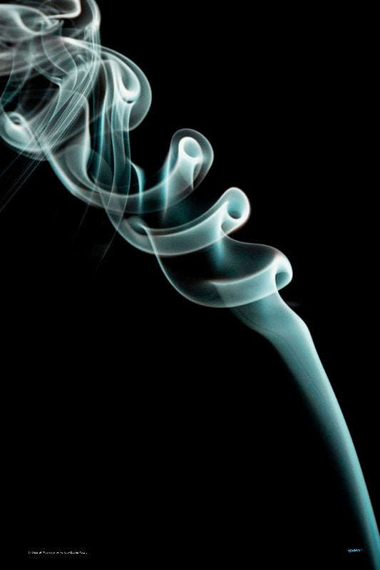 Smoke Spiral by Margot Bayne  - Photography poster