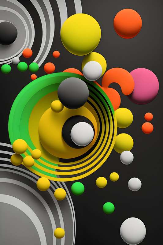Summer Beats - Abstract Art Poster