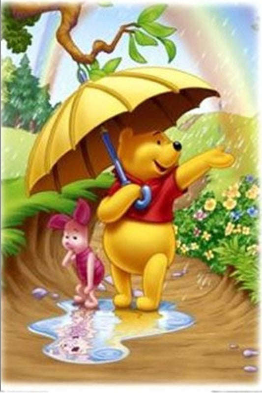 Winnie The Pooh - Umbrella Poster