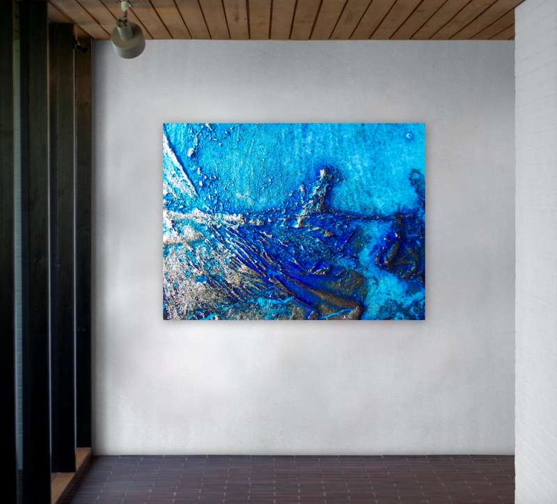 Cobalt Blues by Petra Meikle de Vlas  - Photography poster