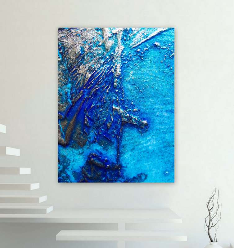 Cobalt Blues by Petra Meikle de Vlas  - Photography poster