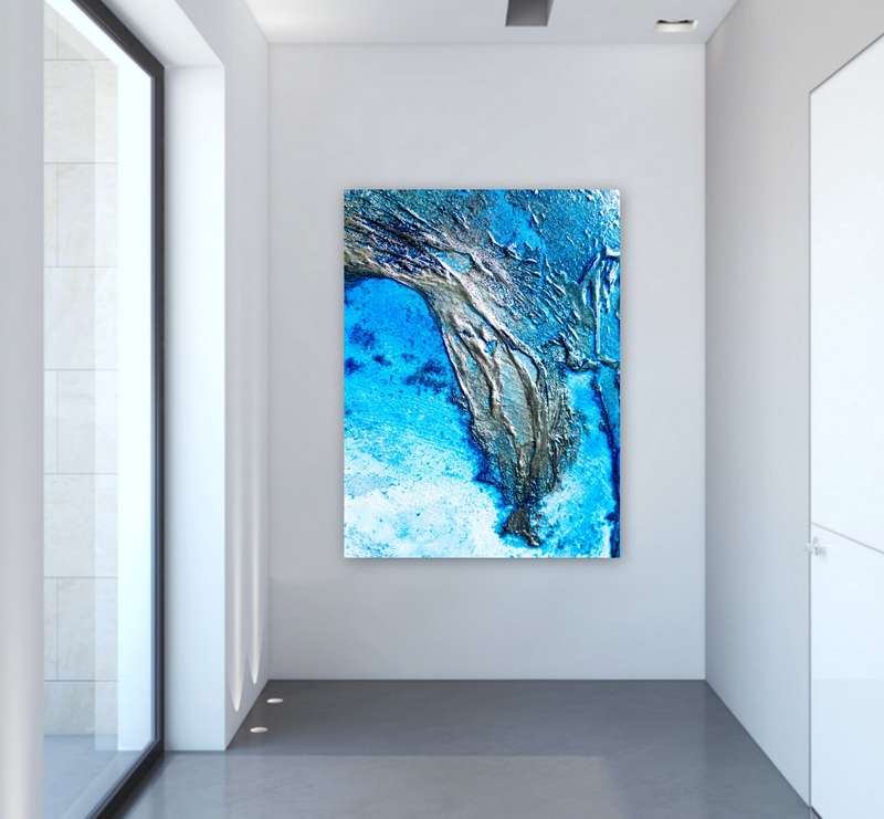 Coastal Reflection by Petra Meikle de Vlas  - Photography poster