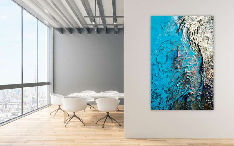 Sky Blue Secrets by Petra Meikle de Vlas  - Photography poster