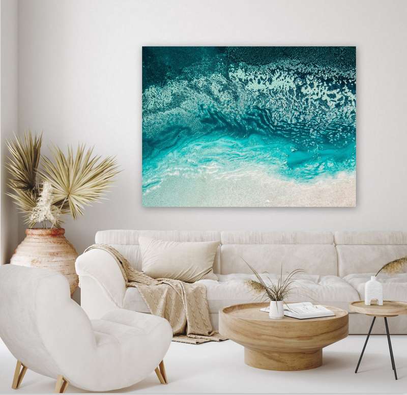 Aqua Floating by Petra Meikle de Vlas  - Photography poster