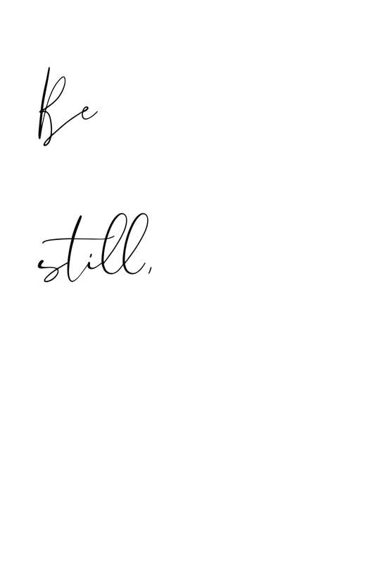 EgoAmo Original - Be still, my soul - Double poster