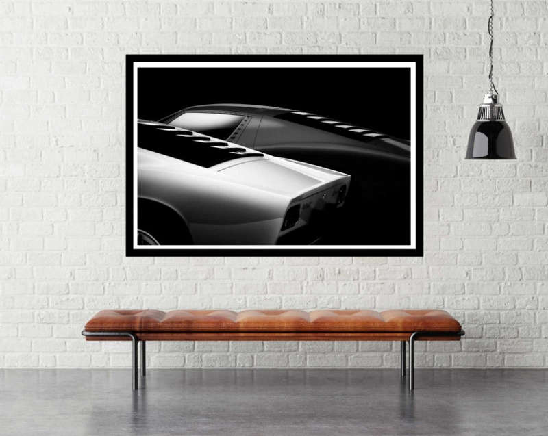 2 Miura by Holder Droste  - Classic car Photography poster